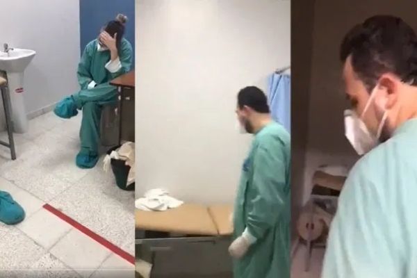 VIDEO: Mujer encuentra a su esposo siéndole infiel con compañera de trabajo