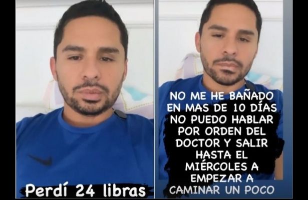 Larry Hernández reaparece más delgado y sin poder hablar