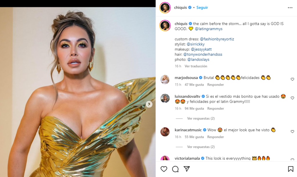 Chiquis Rivera conmueve con su reacción al ganar premio Grammy