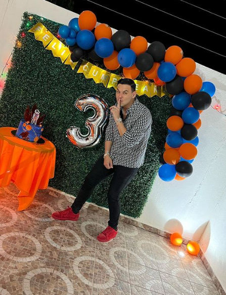 "El Yaki" festejó en grande su cumpleaños en compañía de su familia