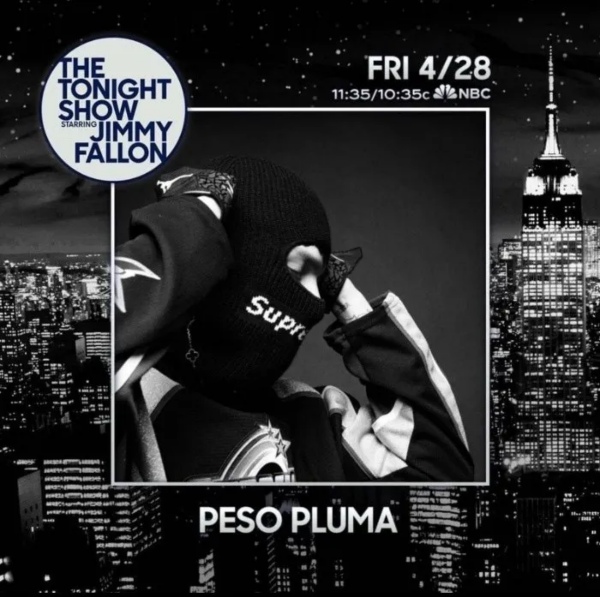 Peso Pluma en 'The Tonight Show'