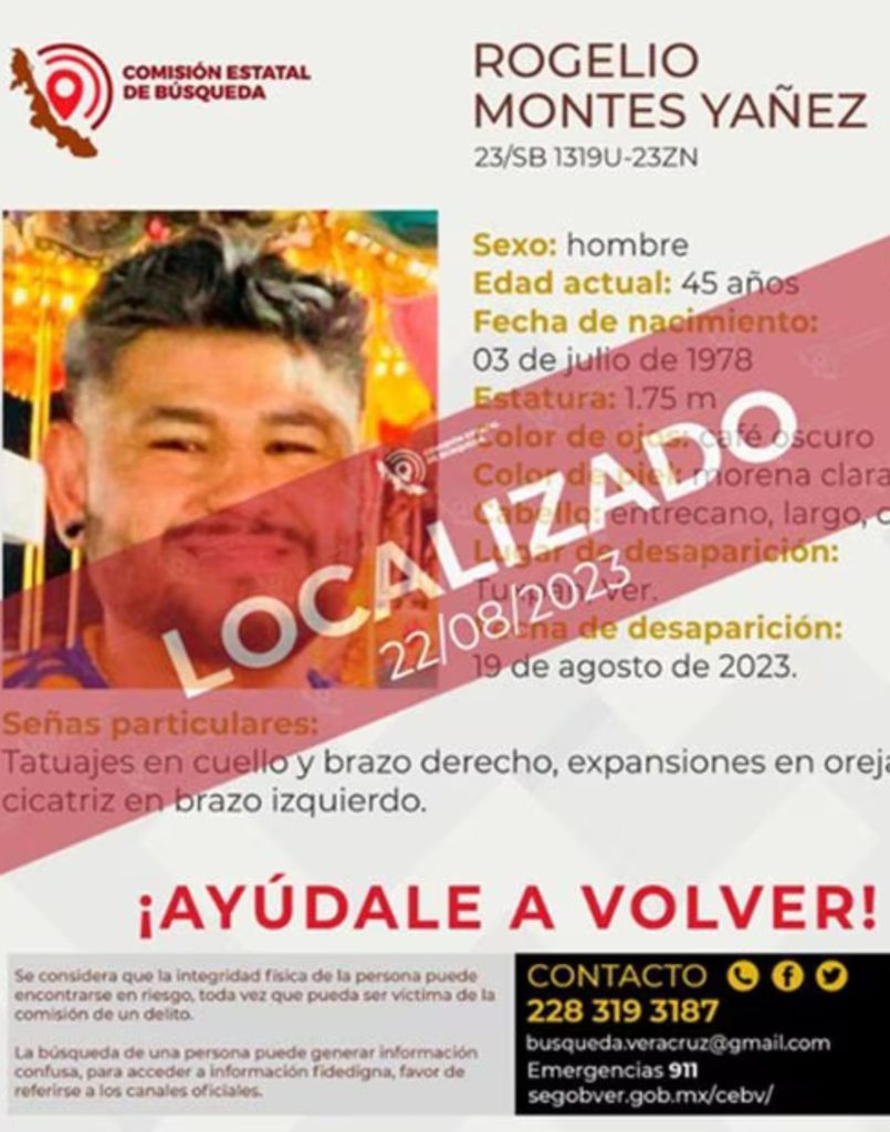 Ficha de busqueda de Rogelio Montes