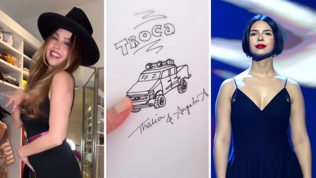 Thalía criticada tras el anuncio de su canción con Ángela Aguilar.