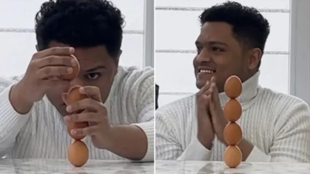 ¡Logra récord Guinness a base de huevos!