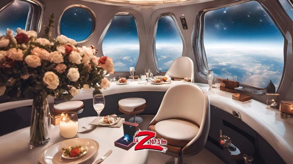 ¿Propuesta de matrimonio en el espacio?