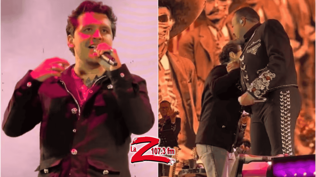 Pepe Aguilar defiende a Nodal mientras cantan juntos