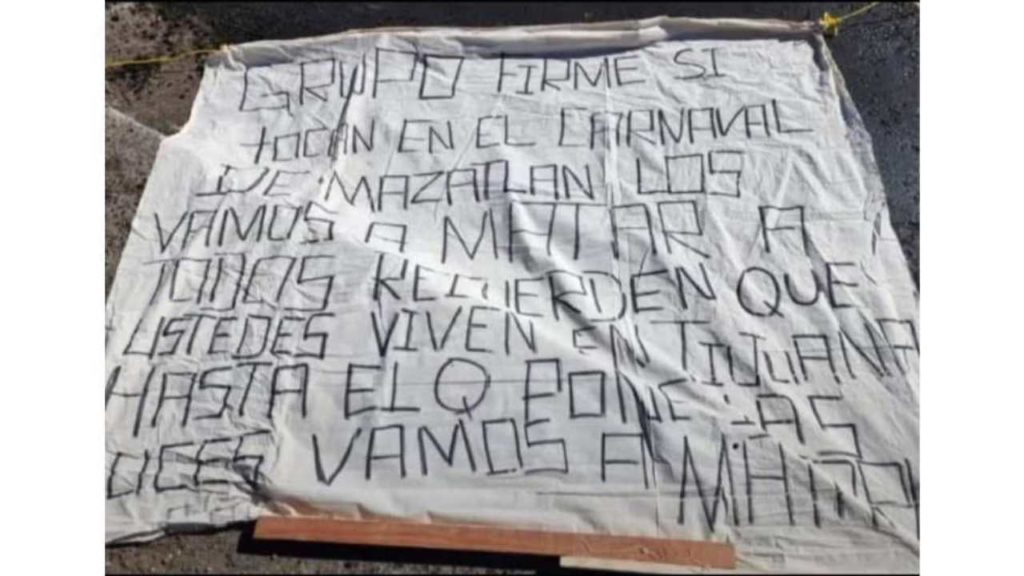 ¡Grupo Firme en la mira! Amenazan a la banda con narcomanta en Tijuana