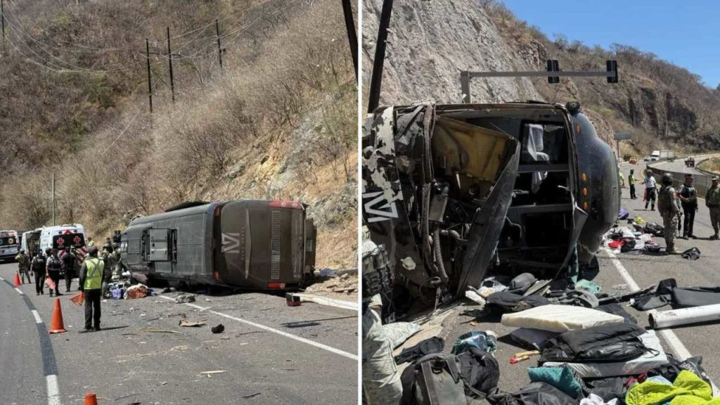 Memo Garza y su banda sufren aparatoso accidente en carretera Durango-Mazatlán