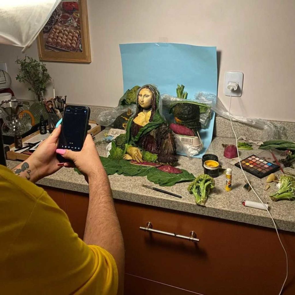 ¡Impactante! Maquillador convierte papa en la Mona Lisa