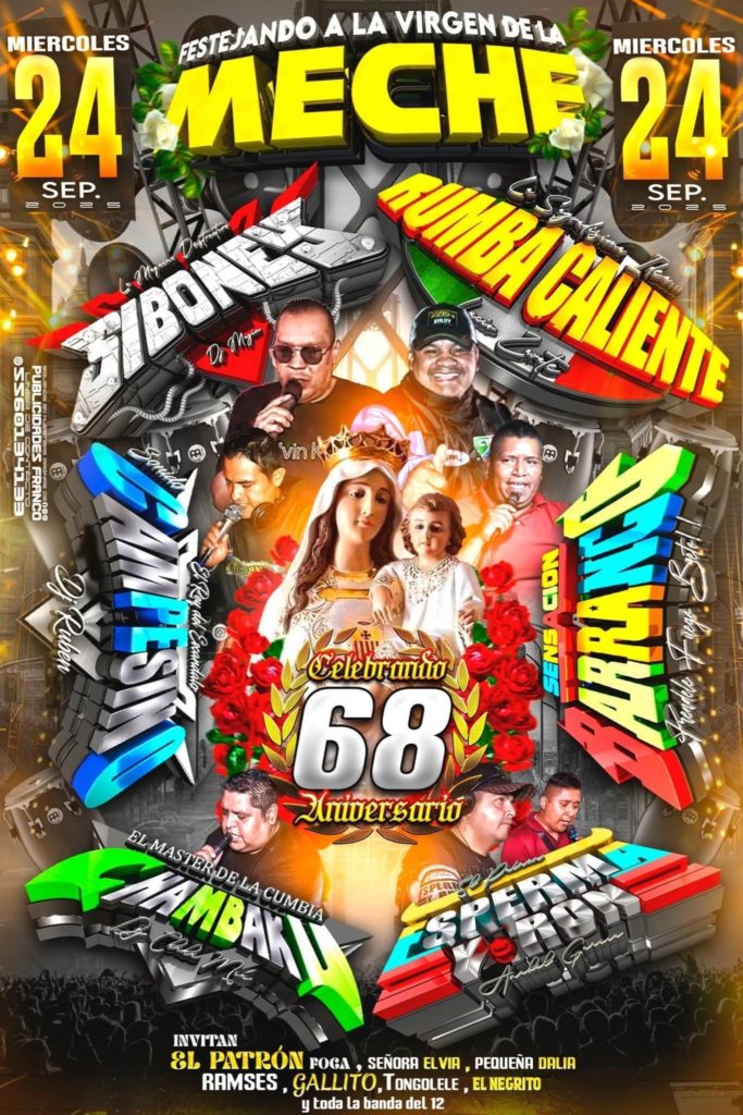 La Merced celebra 68 años con megabaile gratis