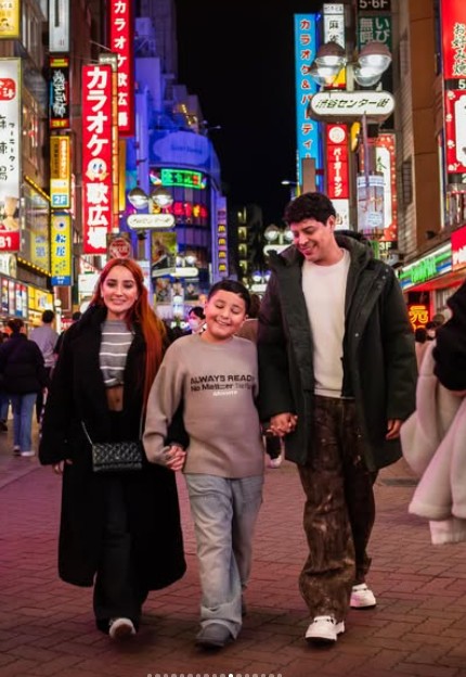 Eduin Caz sorprende a su hijo con vacaciones en Japón
