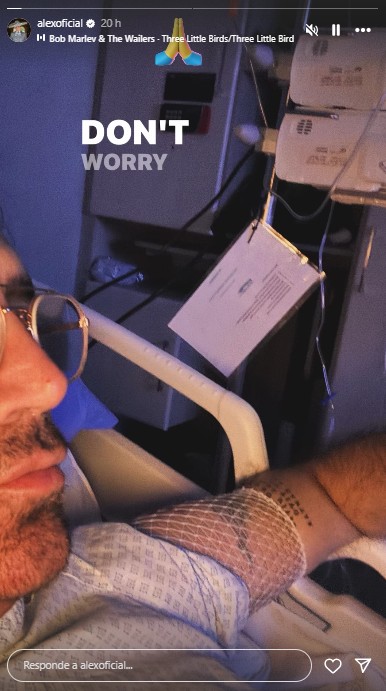 Así luce Alejandro Fernández en cama de hospital tras cirugía de EMERGENCIA