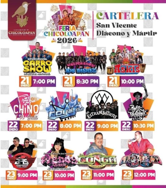 Banda El Recodo promete la mejor noche en la Feria de Chicoloapan 2026