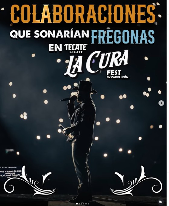 Carín León arma La Cura Fest 2026 y desata un sold out que nadie esperaba