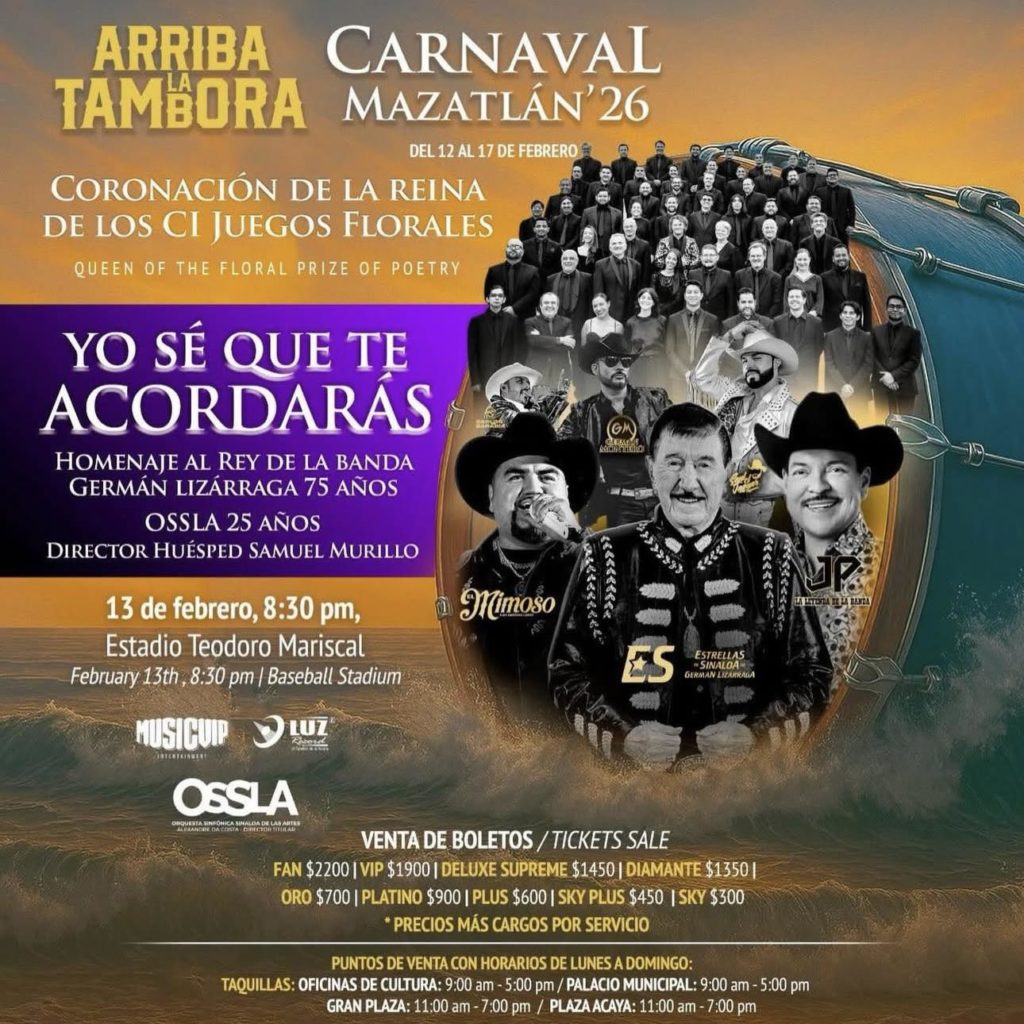 Germán Lizárraga protagoniza el homenaje más ambicioso del Carnaval 2026