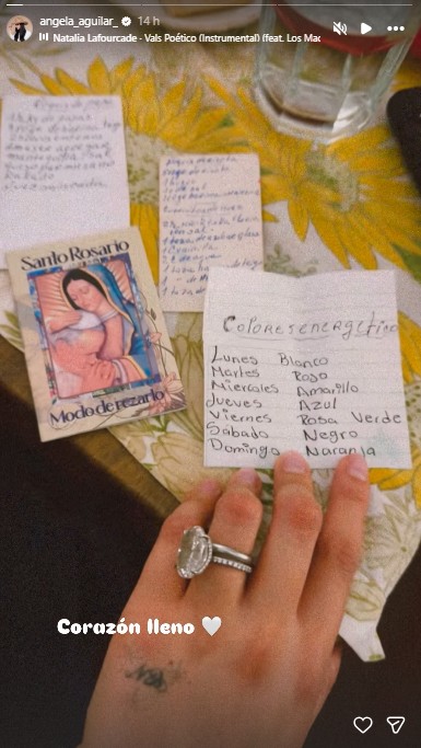 Ángela Aguilar revela el objeto más valioso que conserva de su familia