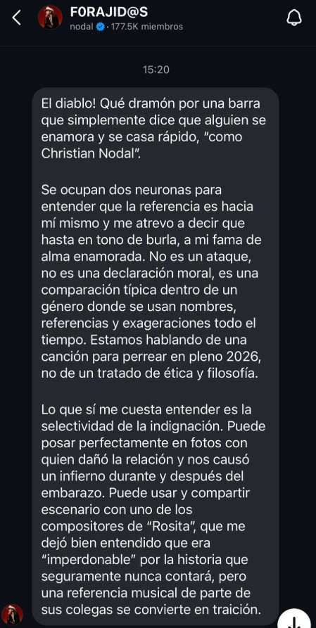 Christian Nodal explota tras canción de Rauw Alejandro y revive polémica con Cazzu, Bad Bunny y Belinda