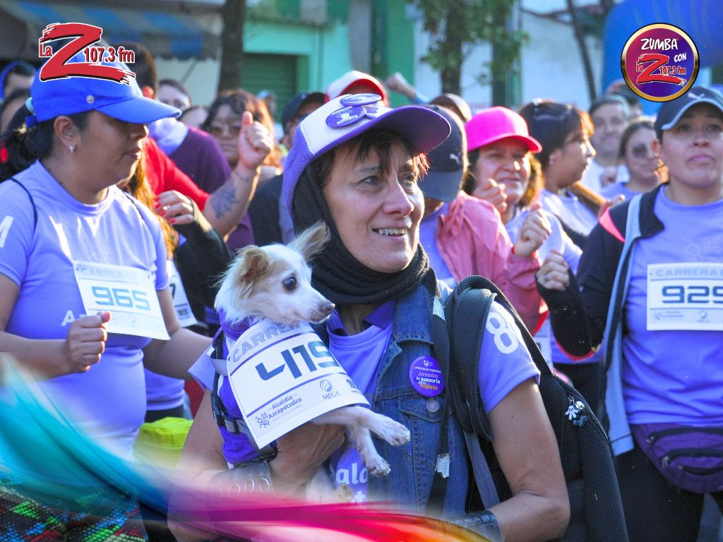 #Galería | Azcapotzalco se une y corre en la Carrera 8M violeta