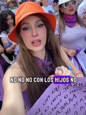 Imelda Tuñón rompe el silencio en el 8M y revela que aún no ha sido notificada por la demanda de José Manuel Figueroa