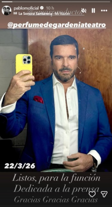 ¡Pablo Montero habla del accidente automovilístico que sufrió previo a función teatral!